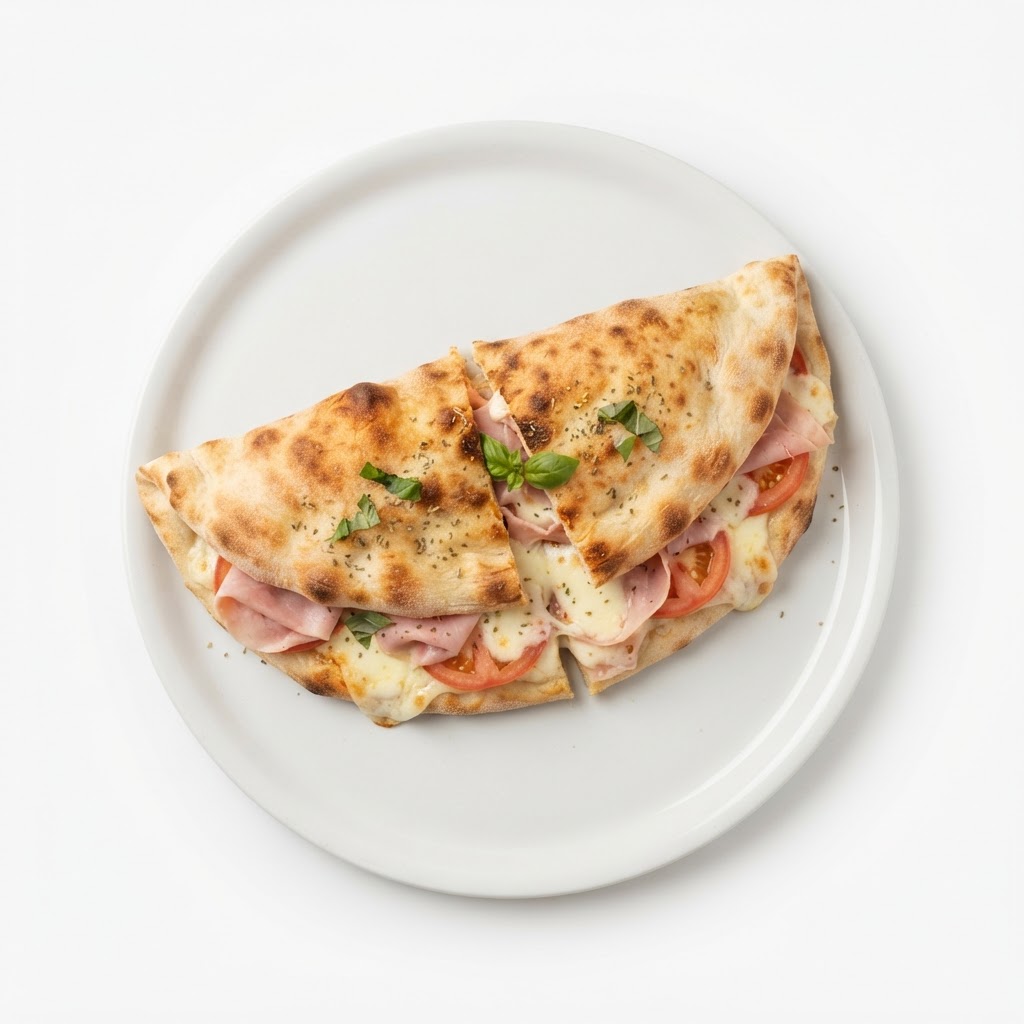 Panuozzo recette : le sandwich napolitain mozzarella-jambon