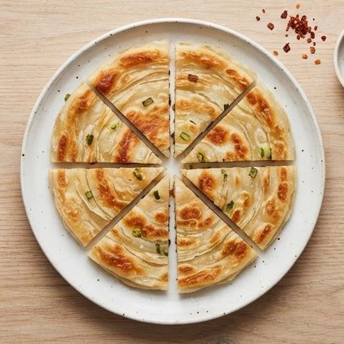 Galettes feuilletées à la ciboule façon cong you bing