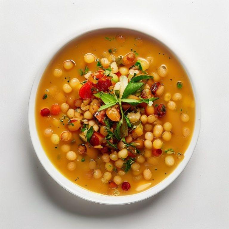 Soupe de lentilles façon fakès
