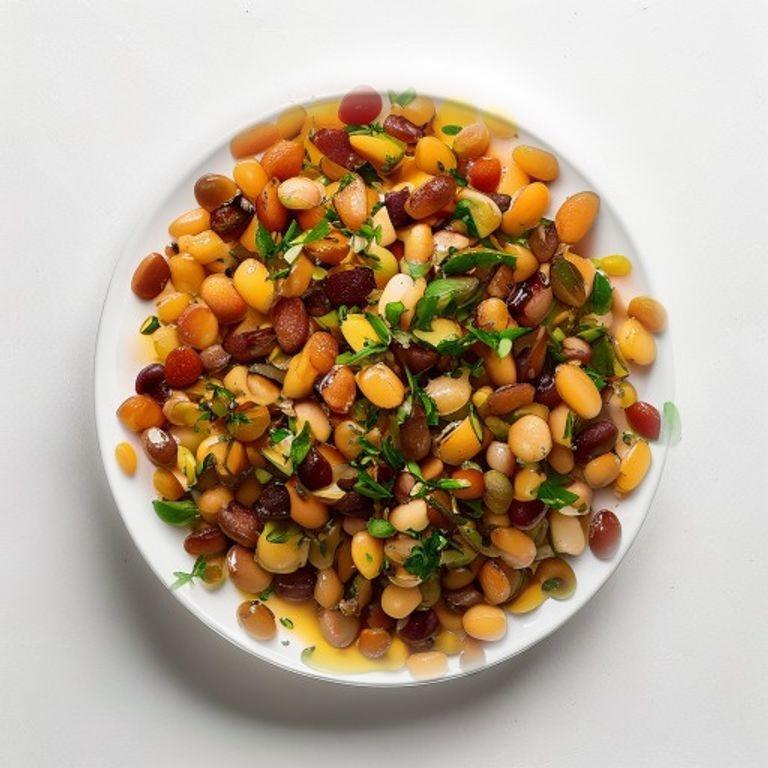 Salade de lentilles aux pruneaux