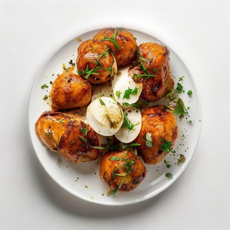 Poulet rôti à la poire et noisettes