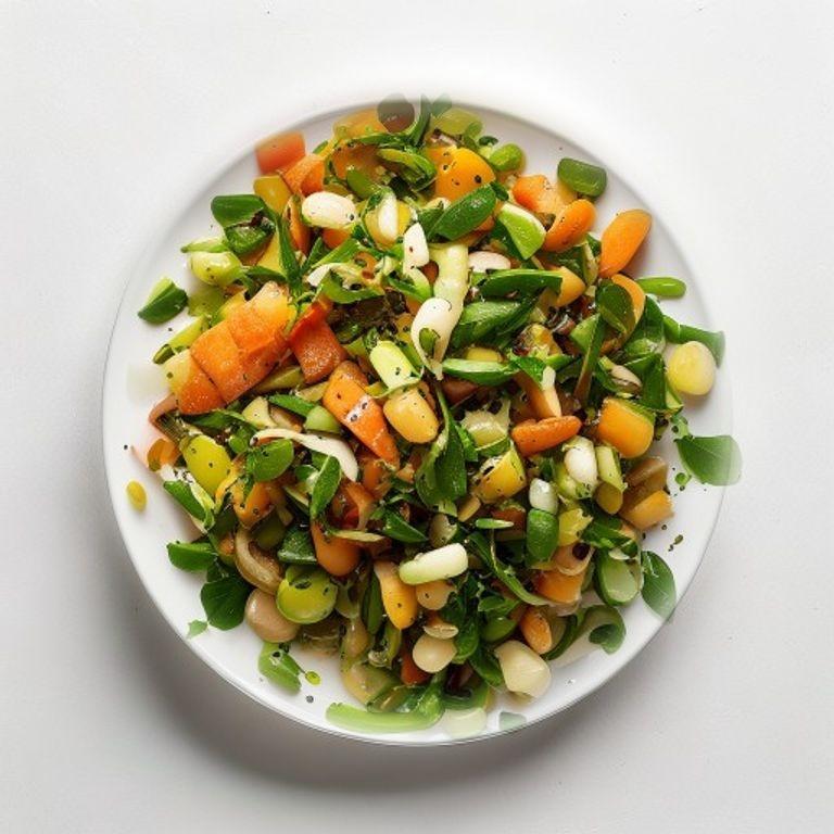 Salade tiède de lentilles vertes et carotte