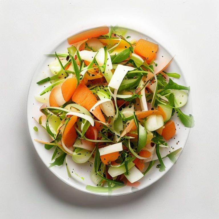 Salade d'endives, carotte et pomme