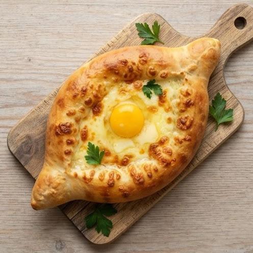 Pain au fromage de Géorgie façon khachapuri