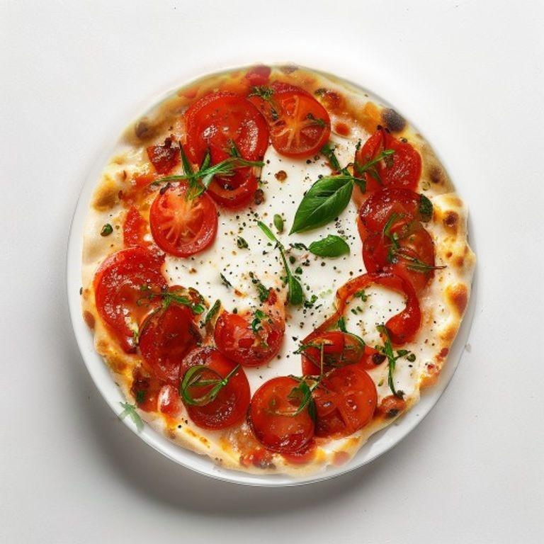 Pizza maison tomate-mozzarella