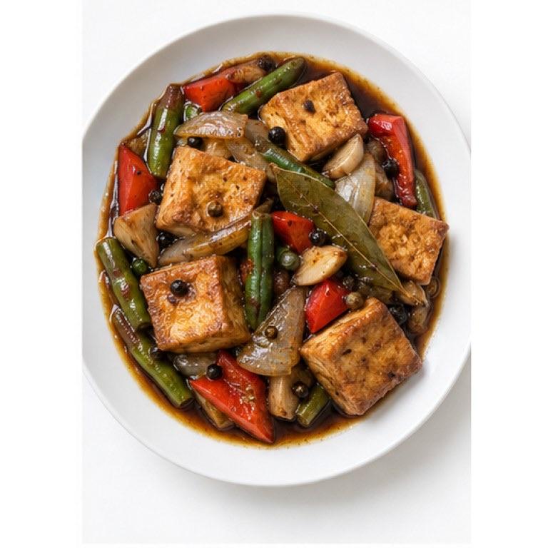 Adobo de Tofu aux Légumes