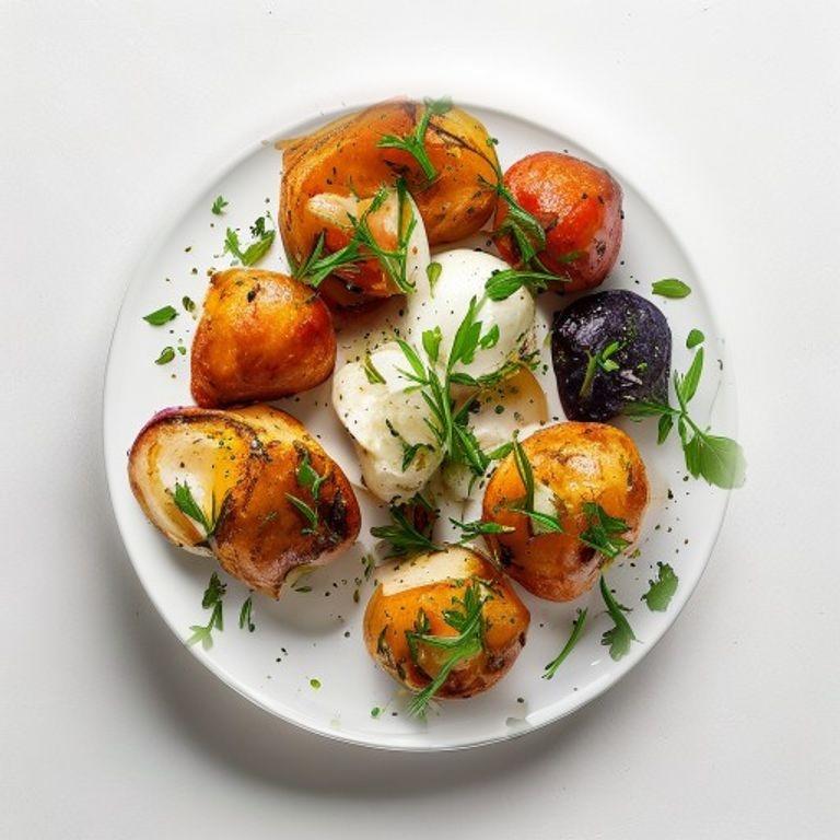 Poulet, artichauts, poivron et basilic