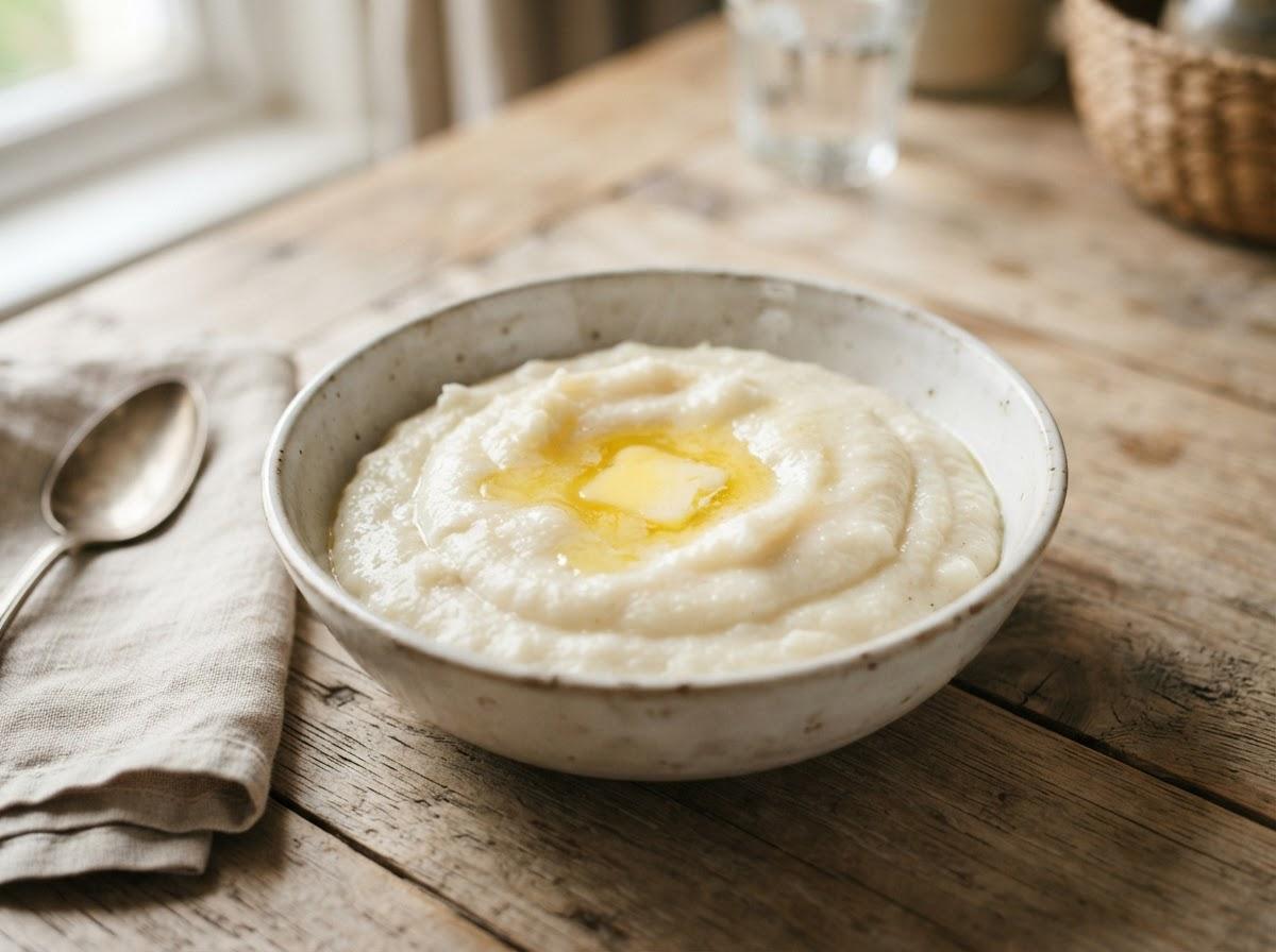 Bouillie de maïs au beurre façon sishwala