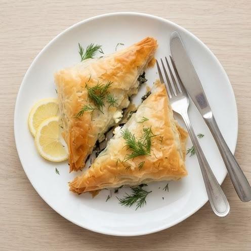 Feuilleté grec aux épinards et feta façon spanakopita