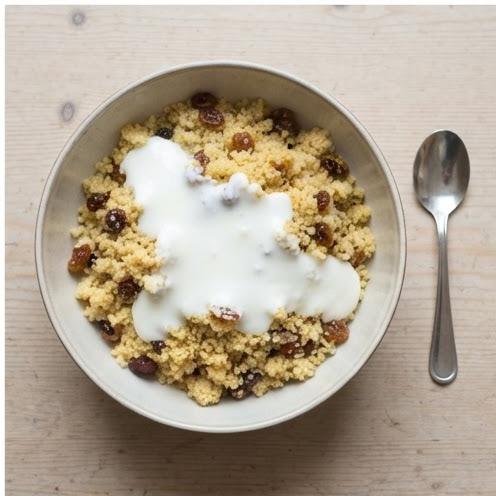 Couscous de mil façon thiéré au lait caillé