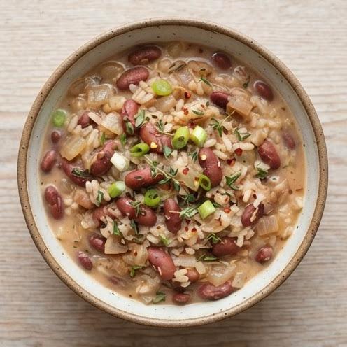 Rice and Beans au Lait de Coco