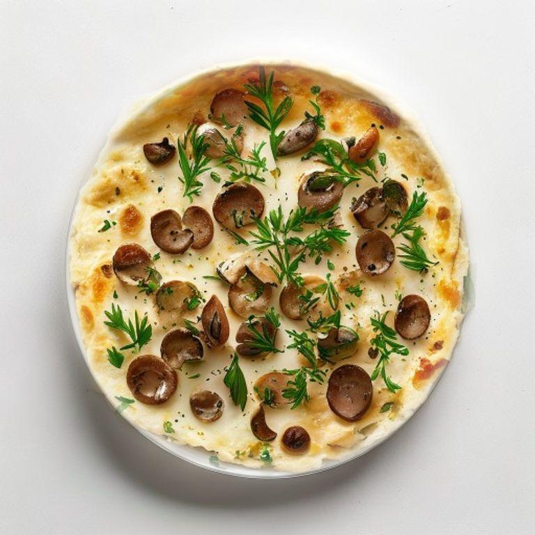 Omelette aux champignons et fines herbes